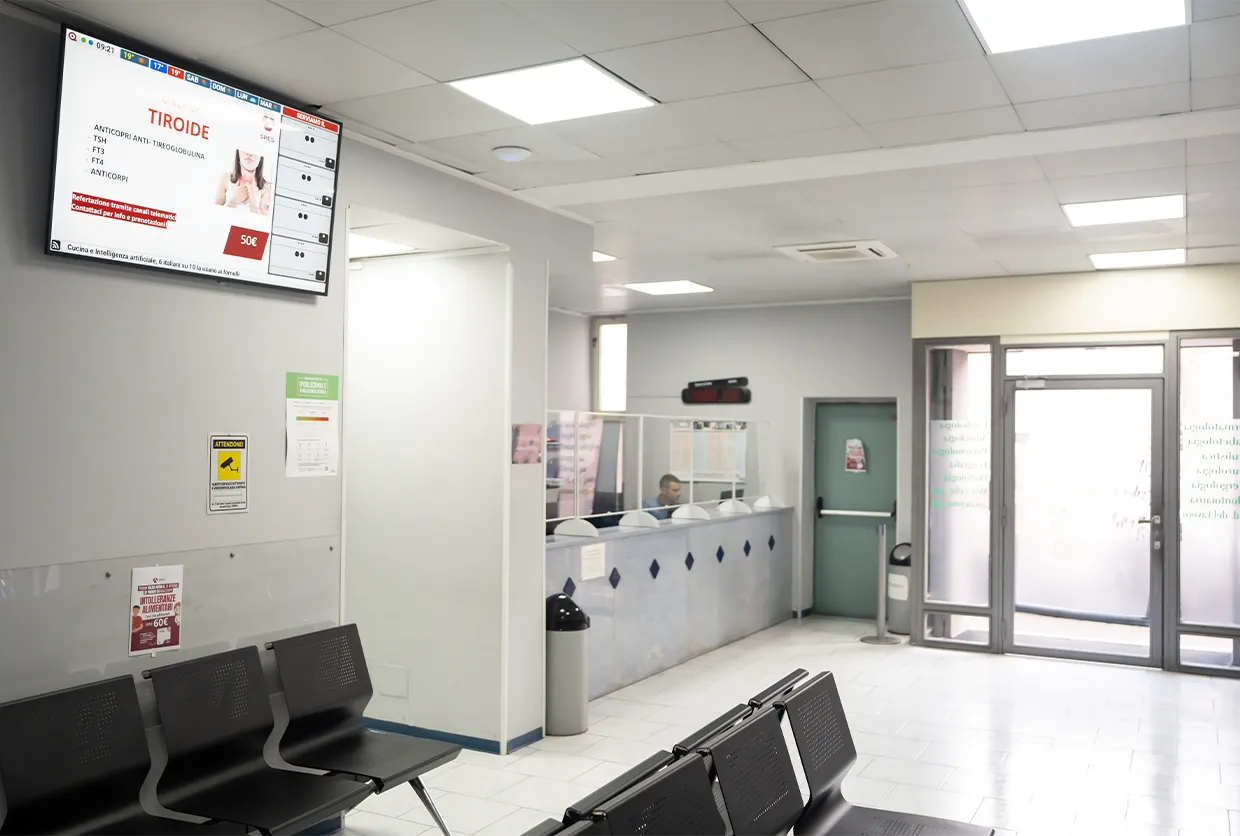 Centro medico specialistico spes convenzionato ssn napoli per cardiologia e diabetologia sala d'attesa